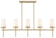 Savoy House 1-2803-5-322 5-Light Linear Chandelier, Haynes