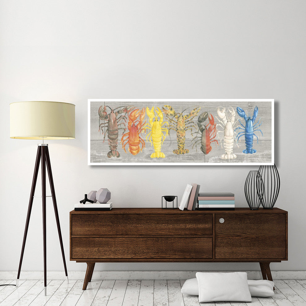 "A Rare Catch on Wood" Digital Paper Print by Elyse DeNeige, 74"x26"