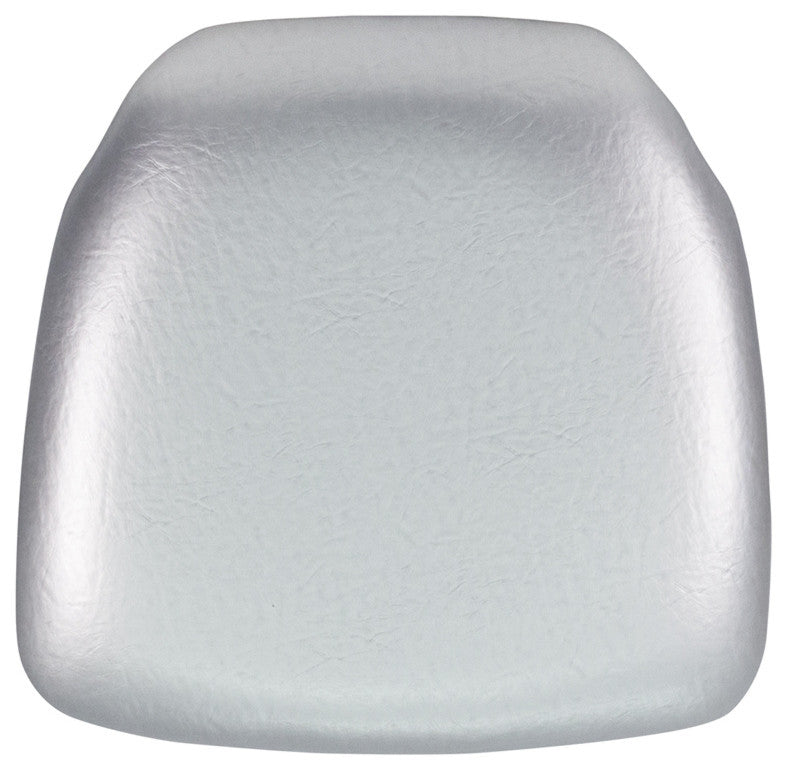 Hard Vinyl Chiavari Chair Cushion, Silver