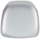 Hard Vinyl Chiavari Chair Cushion, Silver
