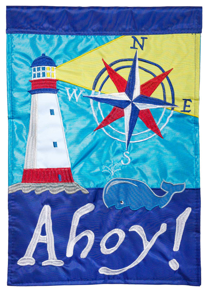 Flag Nautical Welcome Polyester 13x18