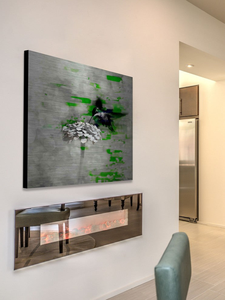 "Normanton" Print on Brushed Aluminum, 32"x32"