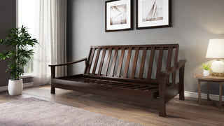 Pagoda All Wood Futon Frame, Queen