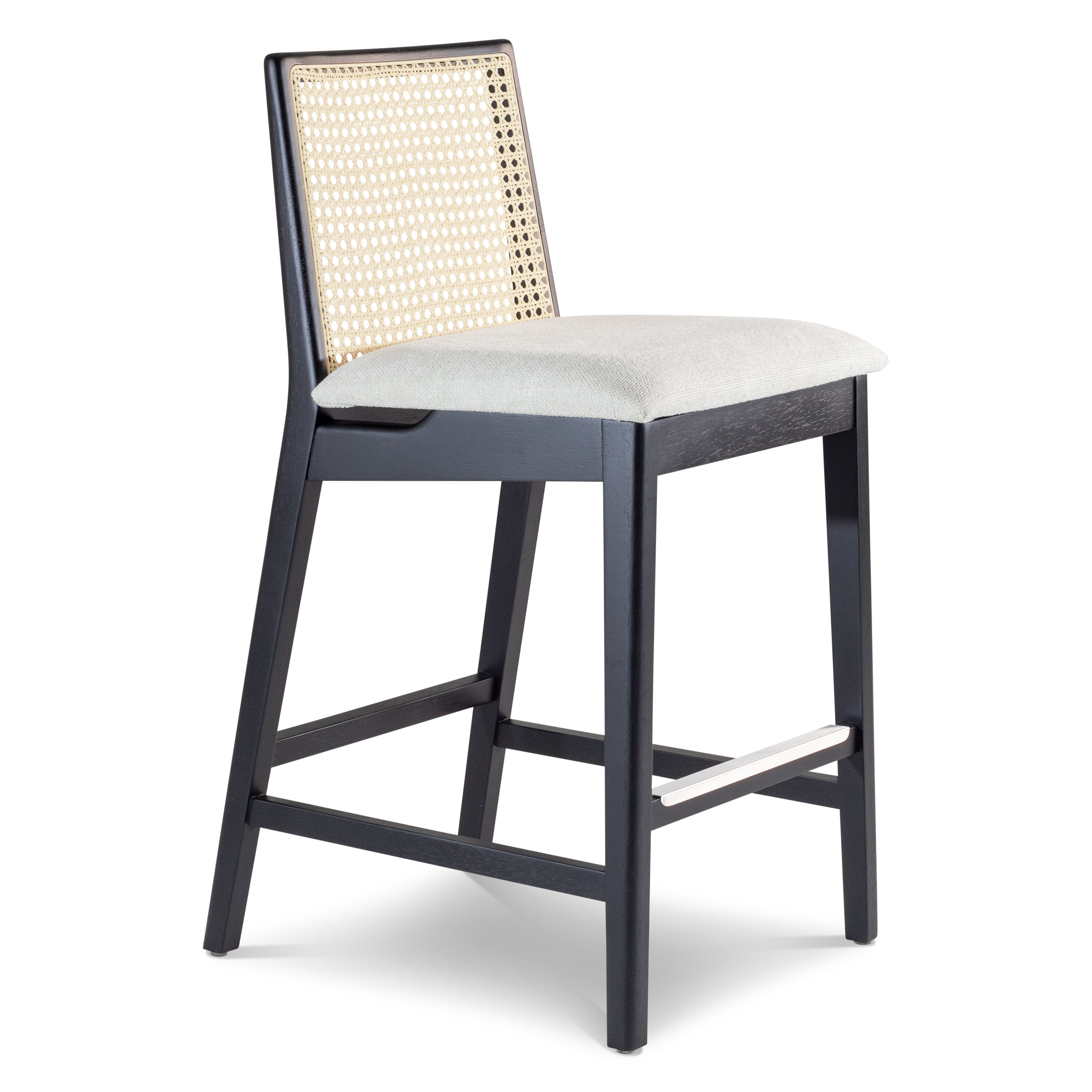 Nardia Counter Stool, Harvest Natural, Ebano, Natural