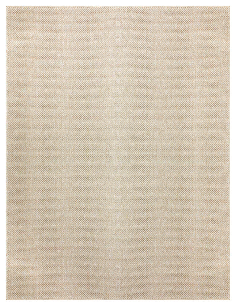 Nourison Tulum 9' x 12' Cream Outdoor Rug