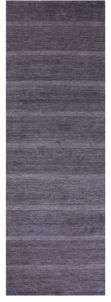 6' 0" X 18' 0" Wool and Silk Hand Knotted Savannah Grass Rug Q11988