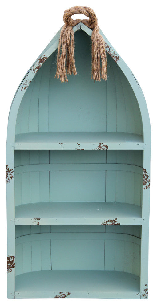 Wooden Canoe Shelf, Large
