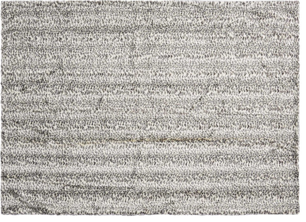 Mina Victory N9450 Throw Blanket, Ivory/Grey, 50" x 70"