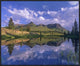 Grand Turk and Sultan Mountain Reflected In Molas Lake, Colorado, 28"x22"
