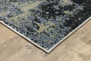 Oriental Weavers Caravan Blue and Green 9'10"x12'10" Indoor Rug