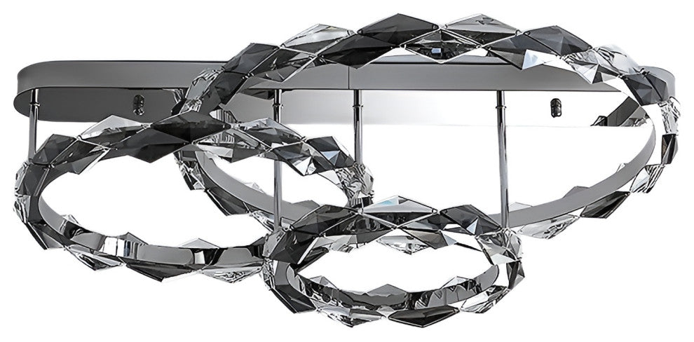 Acquedolci | Luxury Crystal Circular Ceiling Chandelier, 48w Large