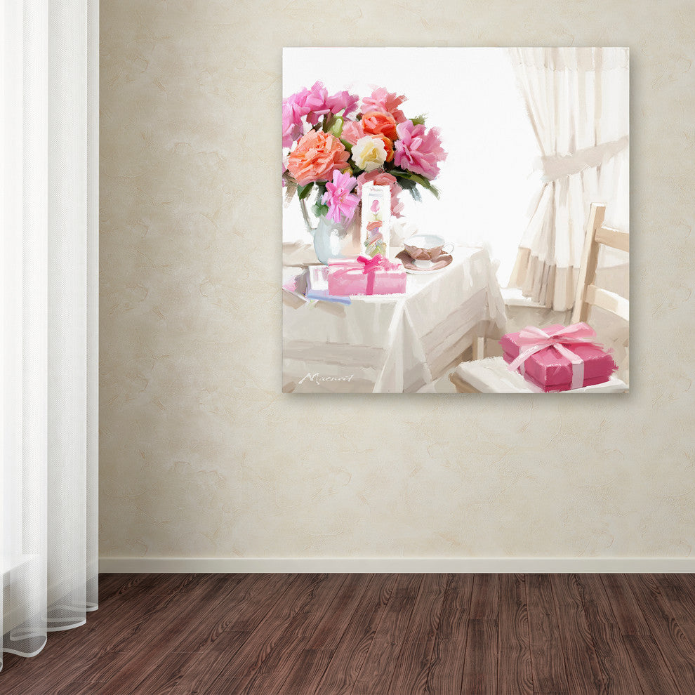 The Macneil Studio 'Birthday Gift' Canvas Art, 35"x35"
