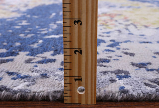 7' 11" X 10' 2" Handmade Wool and Silk Modern Rug Q7222