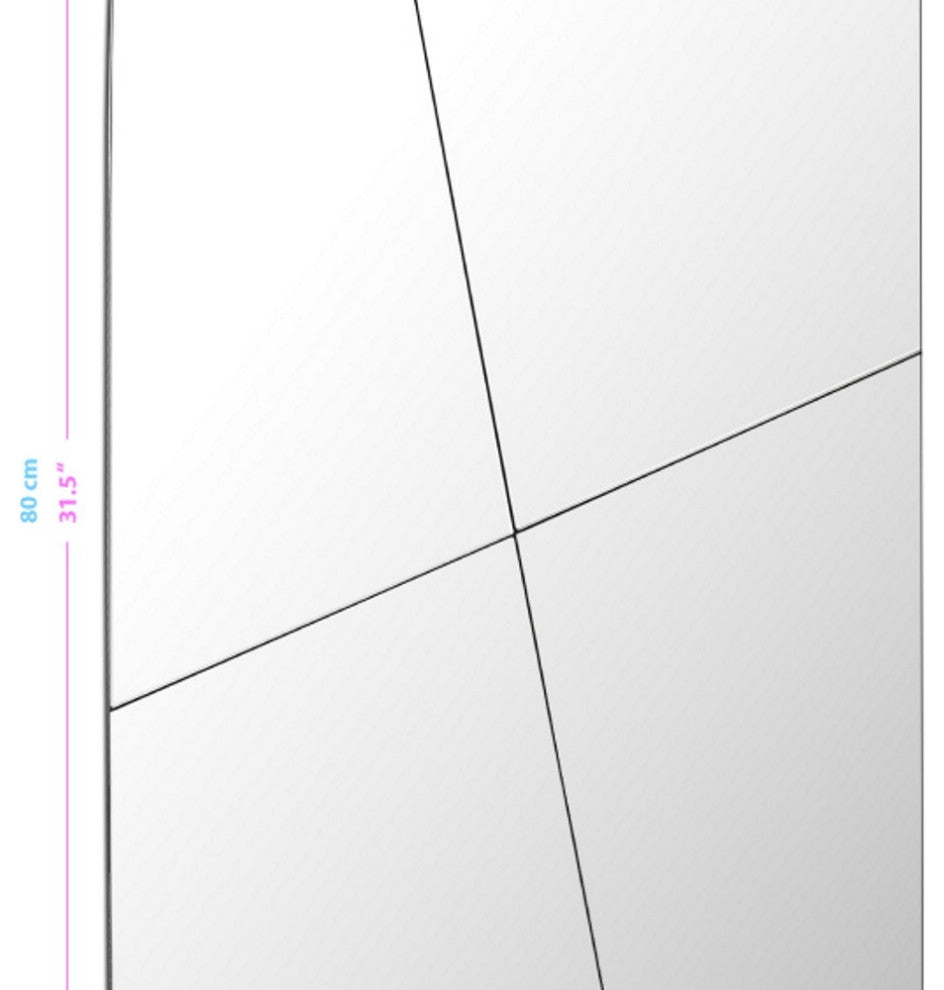 22" Clear Unframed Accent Mirror