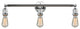 INNOVATIONS LIGHTING 205NH-PC-LED Bare Bulb 3 Light Bath Vanity Light