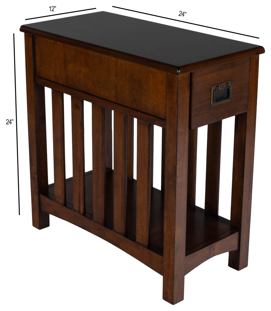 Butler Larina Shaker Wood Chairside Table