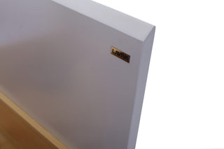 Laviva 313SMR-36W-MW 36" White Vanity with VIVA Stone Solid Surface Countertop