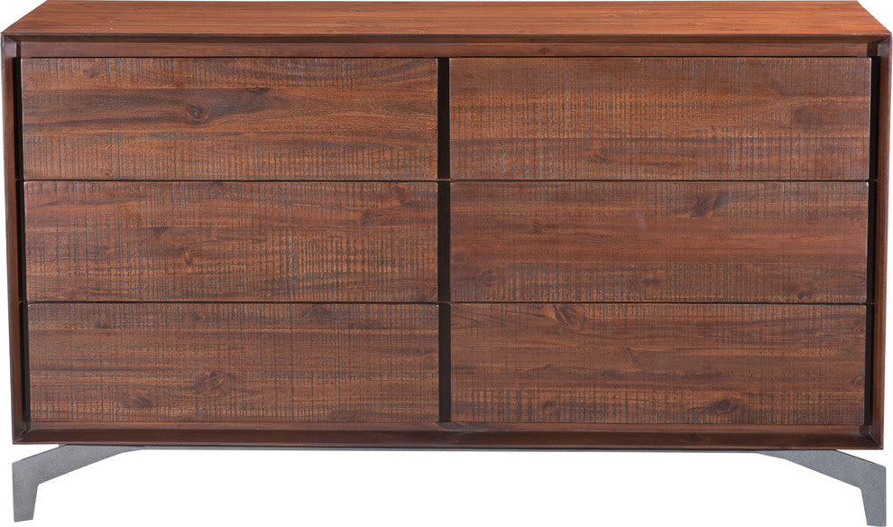 Zuo Modern Perth Double Dresser Chestnut