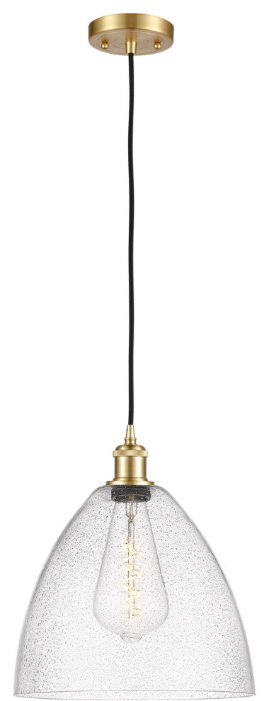Innovations 516-1P-SG-GBD-124-LED 1-Light Mini Pendant, Satin Gold