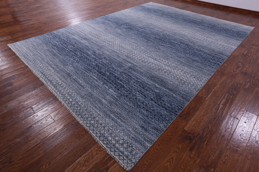 10' 0" X 13' 11" Savannah Grass Handmade Wool Rug - Q13214