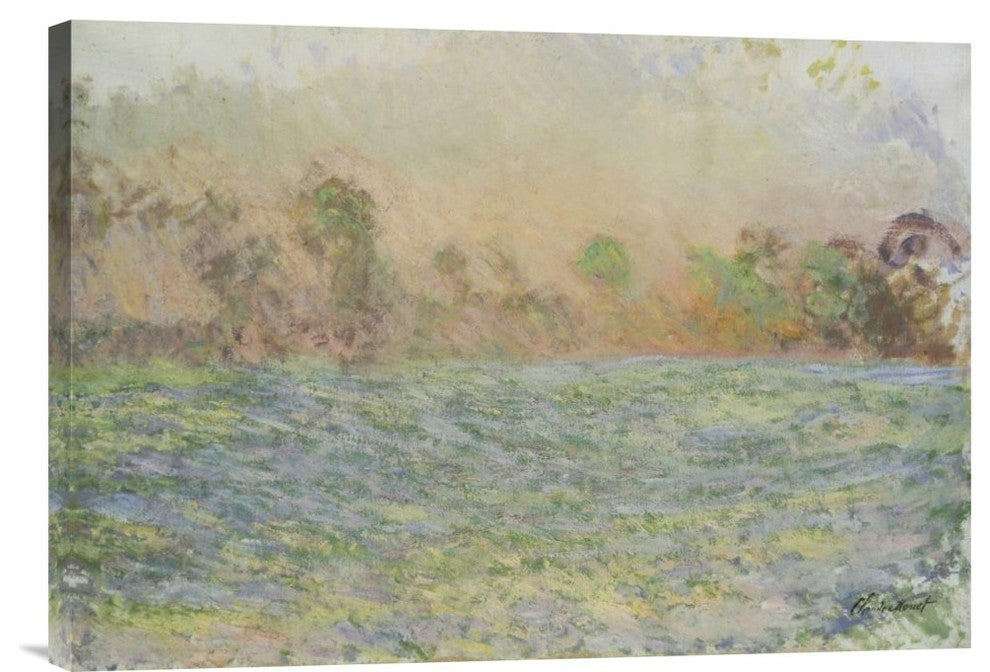 "La prairie de Limetz, pr??s de Giverny" Artwork, 30" x 21"