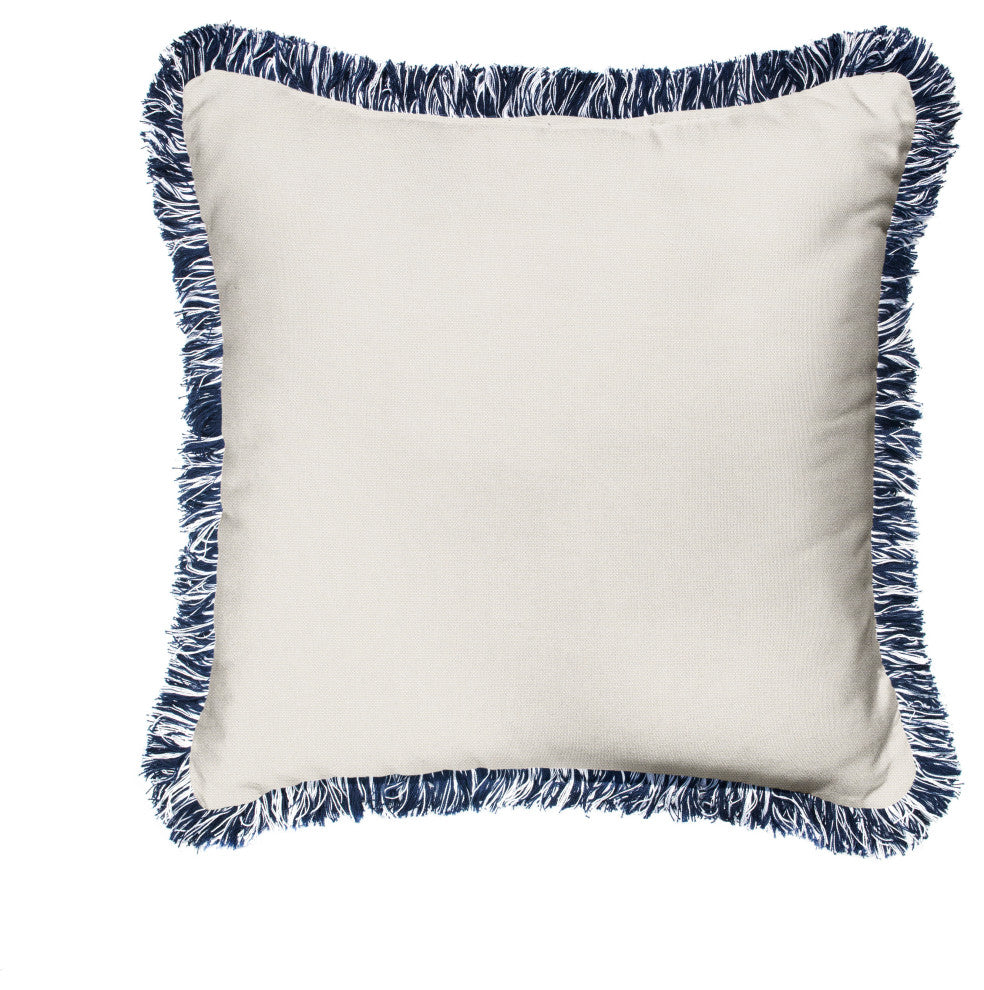 Sorra Home Sunbrella Outdoor Fringe Side Accent Pillow, Single