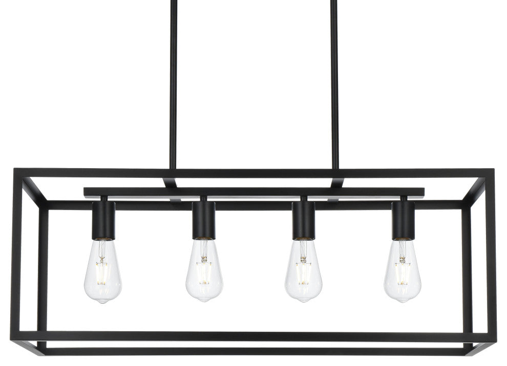 Home Living 30.5" Pendant, Black