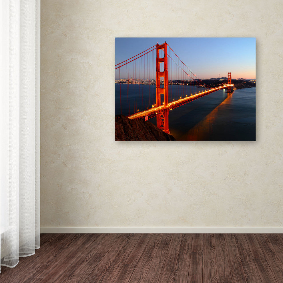 'Golden Gate SF' Canvas Art by Pierre Leclerc
