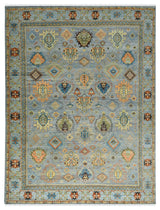 Milano Effy Area Rug, Gray, 9' x 12', Bordered