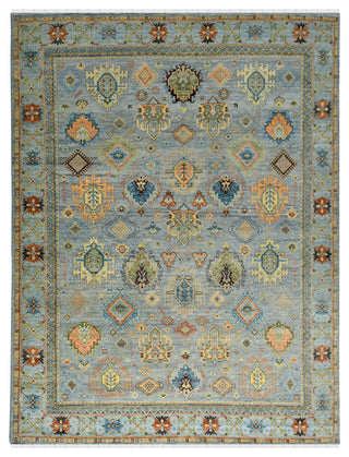 Milano Effy Area Rug, Gray, 9' x 12', Bordered