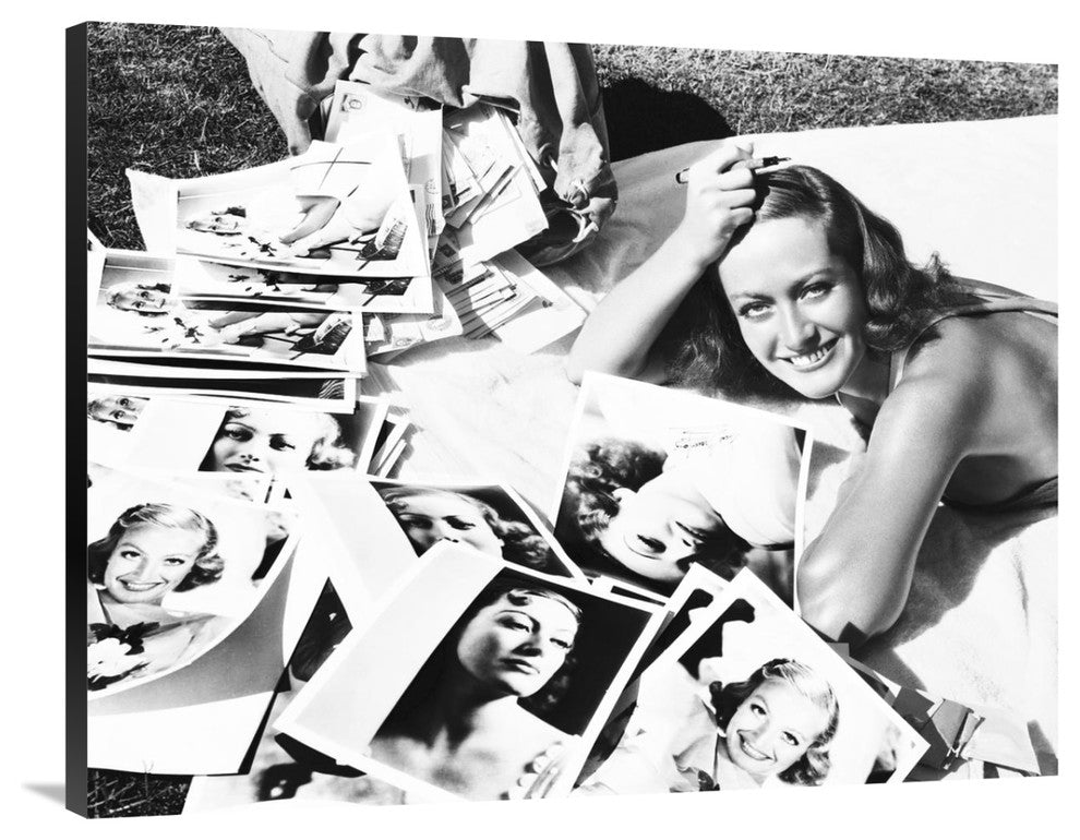 "Joan Crawford" Stretched Canvas Giclee by Hollywood Photo Archive, 40x32"