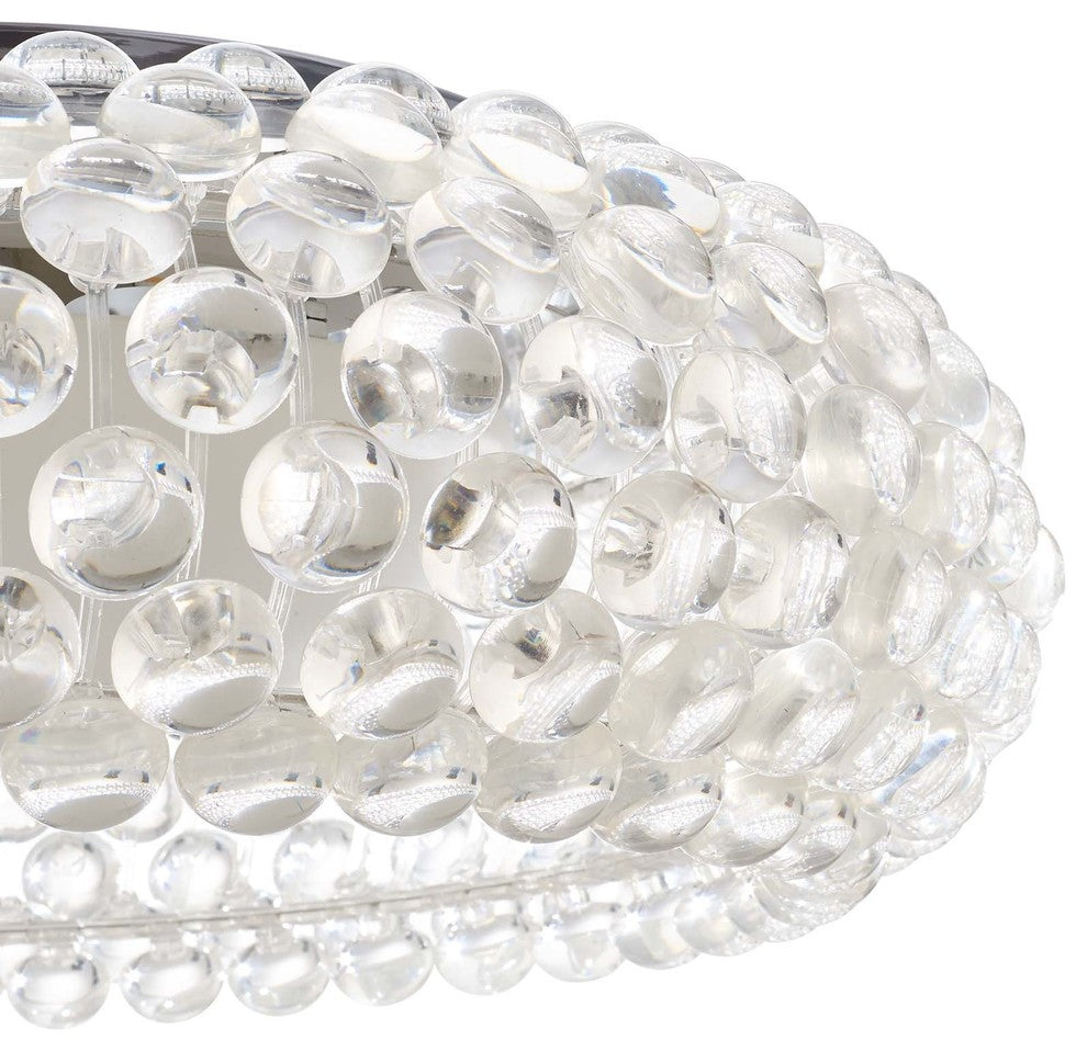 Halo 25" Acrylic Ceiling Fixture