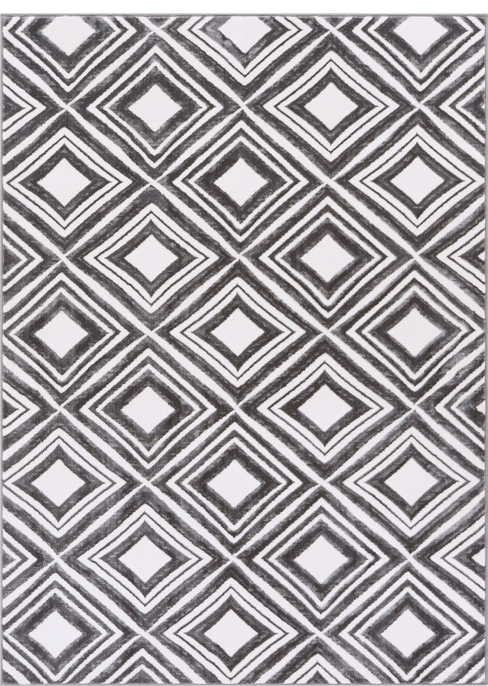 Well Woven Siggi Lovely Squares Modern Moroccan Mid Century Rug SI-50