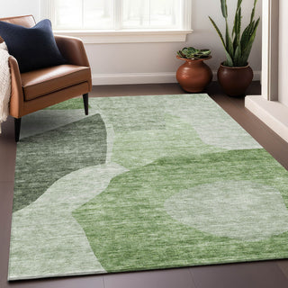 Premium Machine Washable Mayfield AMF665 Aloe 5' x 7'6" Rug