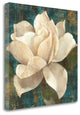 "Gardenia Blossom Turquoise" By Albena Hristova, Giclee on Gallery Wrap Canvas
