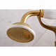 Kingston Brass Clawfoot Tub Faucet With Hand Shower, Brushed Brass