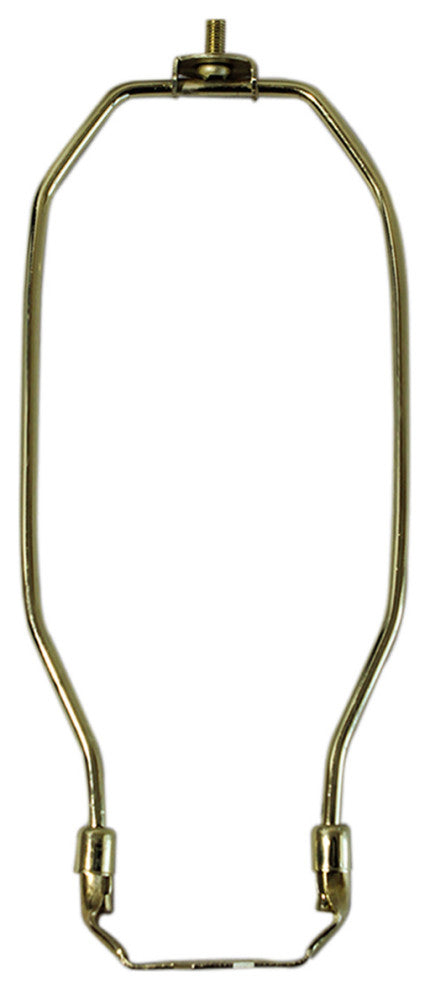 11" Polished Brass Heavy Duty Harp Fitter For Lamp Shades