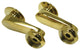 Kingston Brass Swivel Elbow, Polished Brass