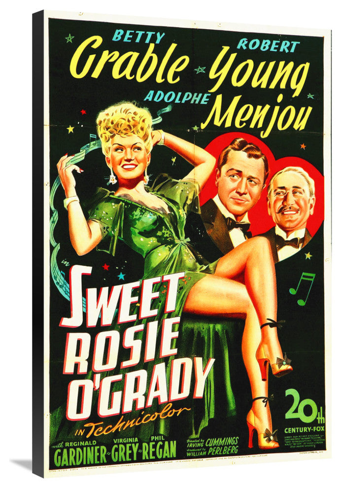 "Sweet Rosie O Grady" Stretched Canvas Giclee by Hollywood Photo Archive, 24x36"
