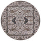Ahgly Company Indoor Round Mid-Century Modern Area Rugs, 5' Round