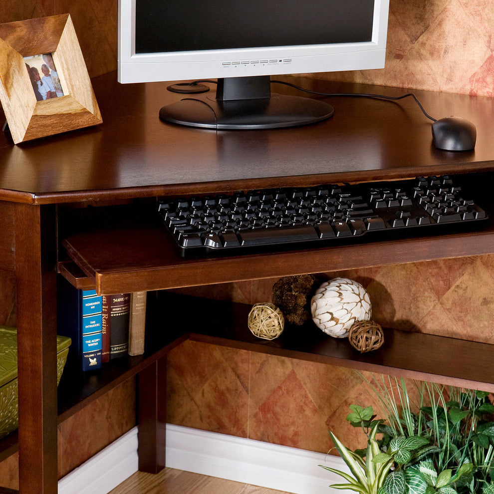 Peoria Corner Computer Desk, Espresso