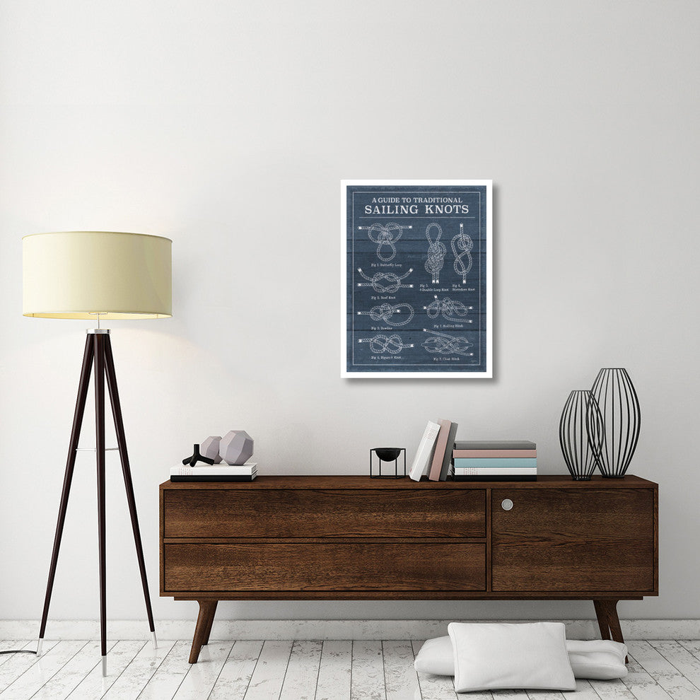 "Vintage Sailing Knots I" Digital Paper Print by Mary Urban, 26"x34"