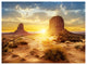Monument Valley at Sunset, Landscape Canvas Art Print, 40"x30"