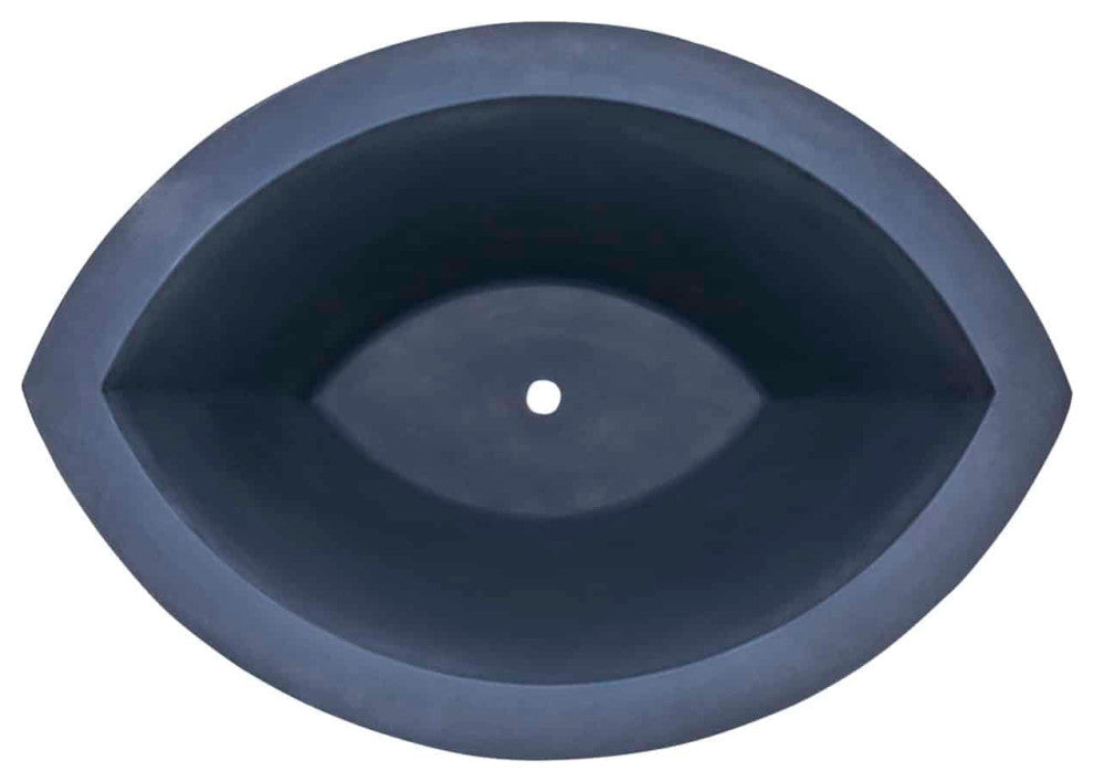 Eye Am Artistic Curved Planter for All Weather - 26" Planter, Alpine White