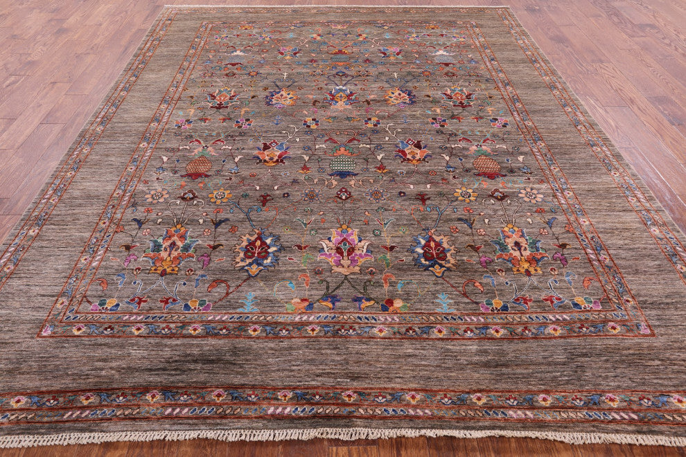 Persian Tabriz Handmade Wool Rug 8' 2" X 10' 0" Q7537