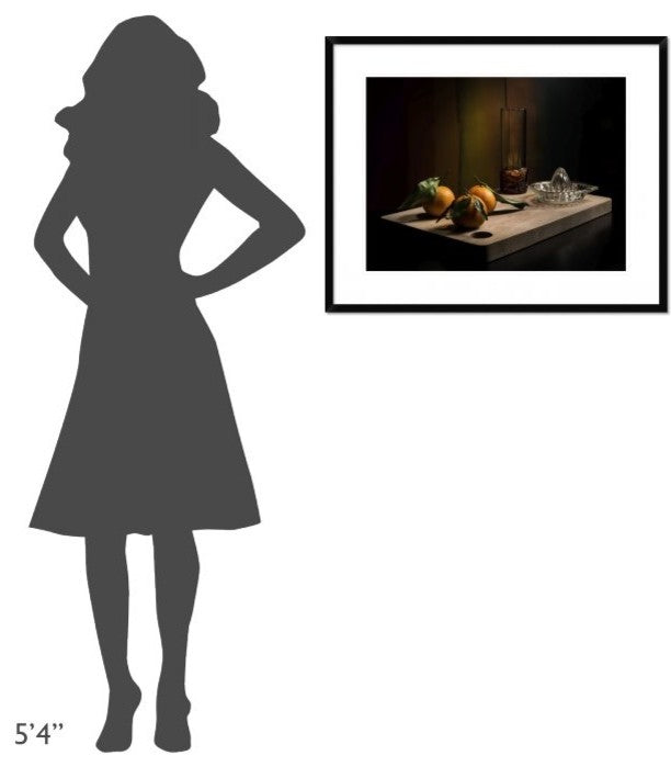 "Tangerines" Framed Digital Print by Antonio Zoccarato, 32x26"