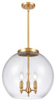 Athens Pendant, Satin Gold, Seedy, Seedy