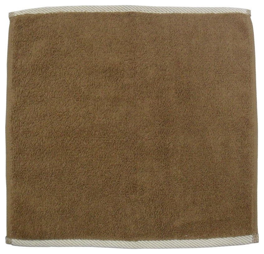 Wash Cloth, 12"x12", Mocha, 4 Piece