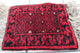 Handmade Vintage Afghan Ersari Mat 0.7'x0.9', 24cmx29cm, 1970s