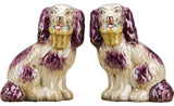 Dogs With Basket, Red, 2-Piece Set